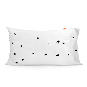 Taie d'oreiller HappyFriday Blanc Constellation Multicouleur 50 x 75 cm (2 Unités)