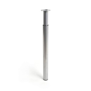 Pieds Rei 406e Extensible Cylindrique Argenté Acier Moderne (Ø 6 x 71-110 cm)