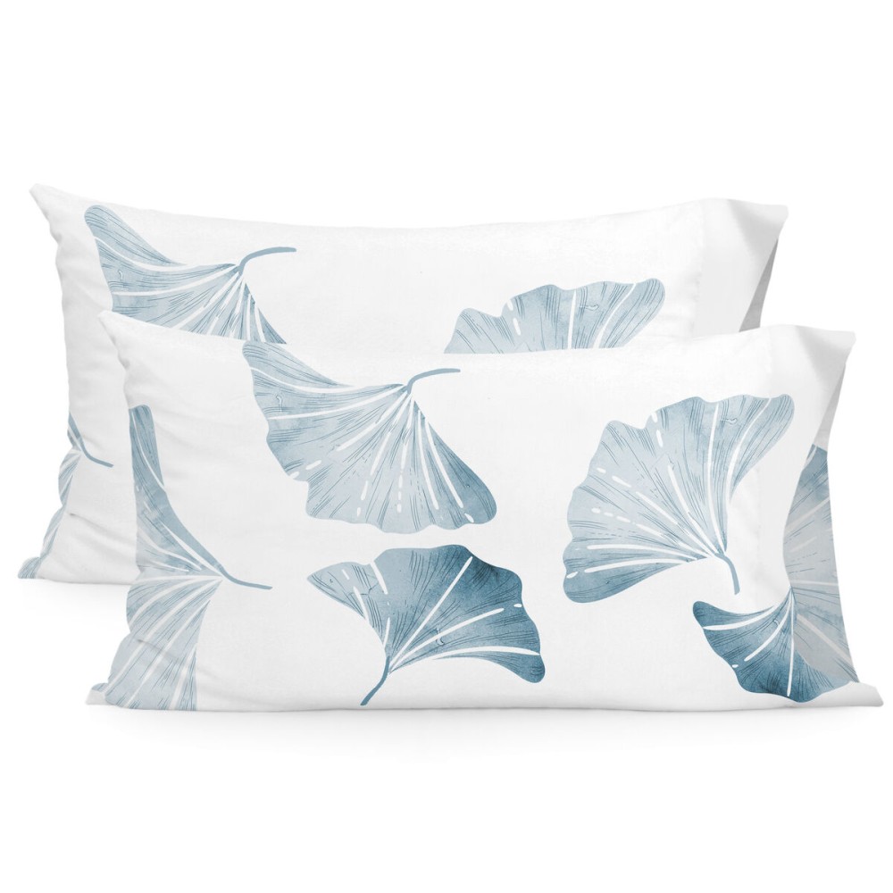 Pillowcase HappyFriday Blanc Ginkgo Multicolour 50 x 75 cm (2 Units)