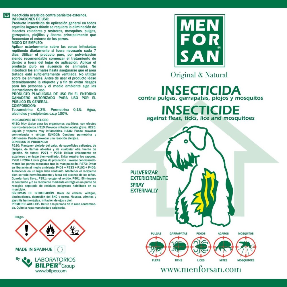 Parfüm für Haustiere Menforsan 750 ml