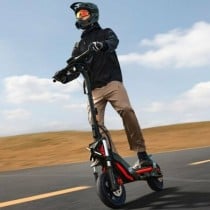 Elektroroller Segway Rot Grau