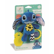 Fluffy toy Stitch 15 x 25 x 6 cm Multicolour Polyester Plastic