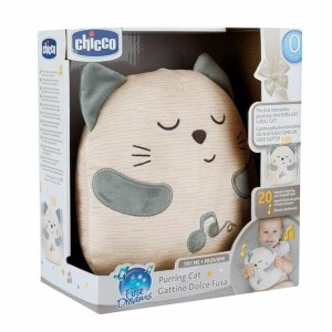 Peluche sonore Chicco Chat 20 x 17 x 10 cm Blanc