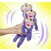 Peluche sonore Simba Screamerz Singe 30 cm Violet