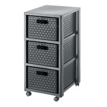 Étagère Rotho Country Anthracite polypropylène Plastique