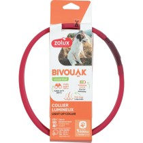 Dog collar Zolux BIVOUAK LED Red 60 cm 30 cm