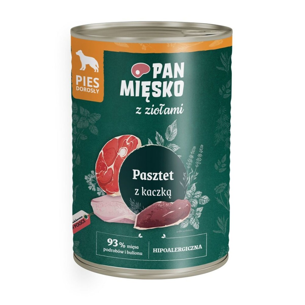 Alimentation humide PAN MIĘSKO herbs Duck 400 g