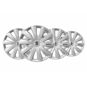 Hubcap Sparco Milano Silver 15" 4 Units