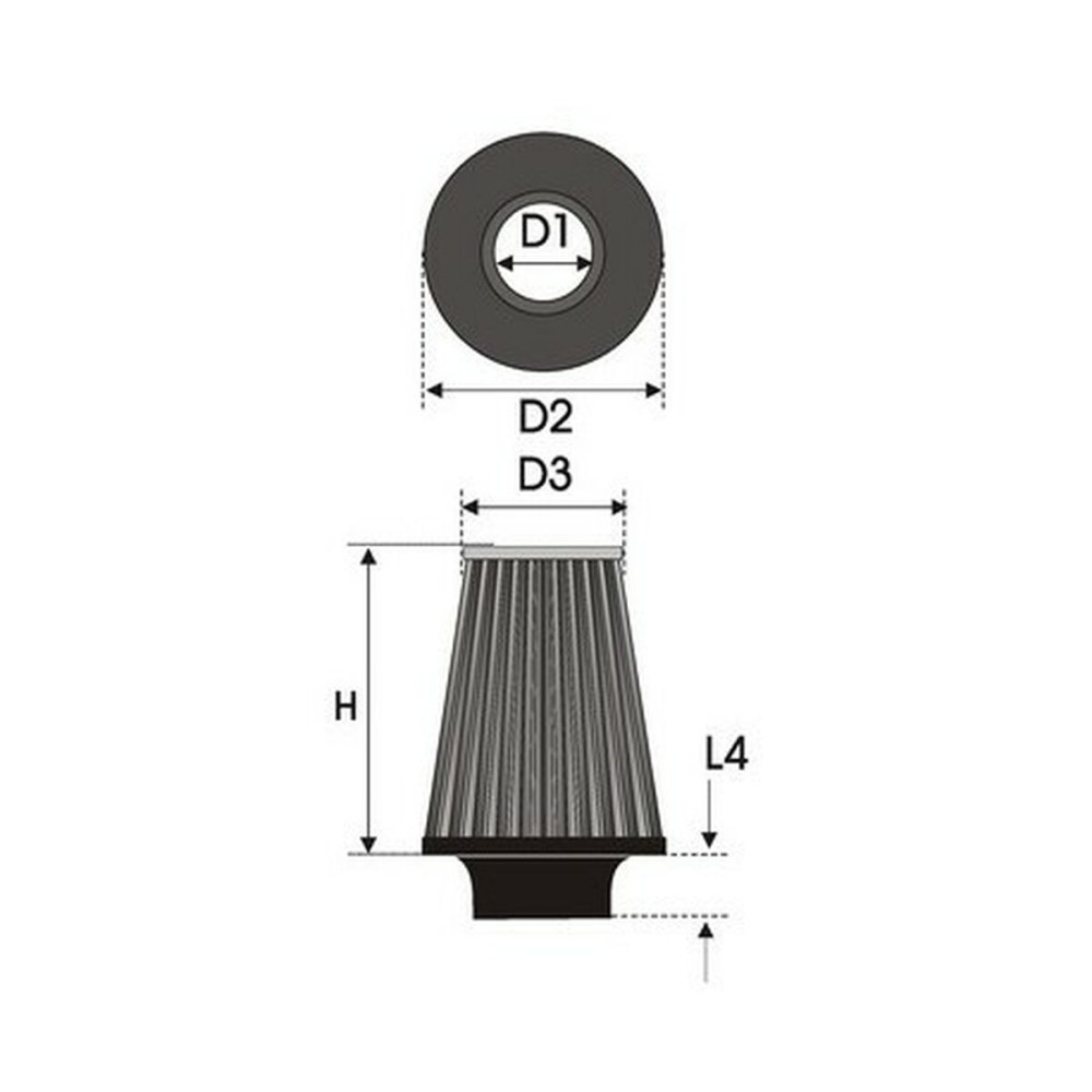 Luftfilter Green Filters B62.75 Universal