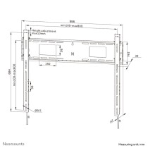 TV Halterung Neomounts WL30-750BL18 43"