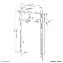 Support de TV Neomounts WL30-750BL18P 100 kg 98"