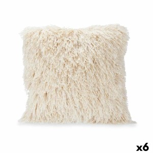 Coussin Crème Coton Polyester 45 x 2 x 45 cm (6 Unités)