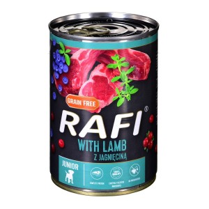 Alimentation humide Dolina Noteci Rafi Junior Myrtille Agneau 400 g