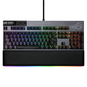 Gaming Tastatur Asus ROG Strix Flare II Animate Qwerty Spanisch Schwarz Grau