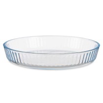 Plateau pour Four Transparent Verre Borosilicaté 25,5 x 4,5 x 25,5 cm (6 Unités)