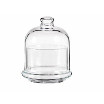 Assiette pour sucreries et chocolats Mini Basic Transparent verre 9,2 x 11,5 x 9,2 cm (24 Unités)