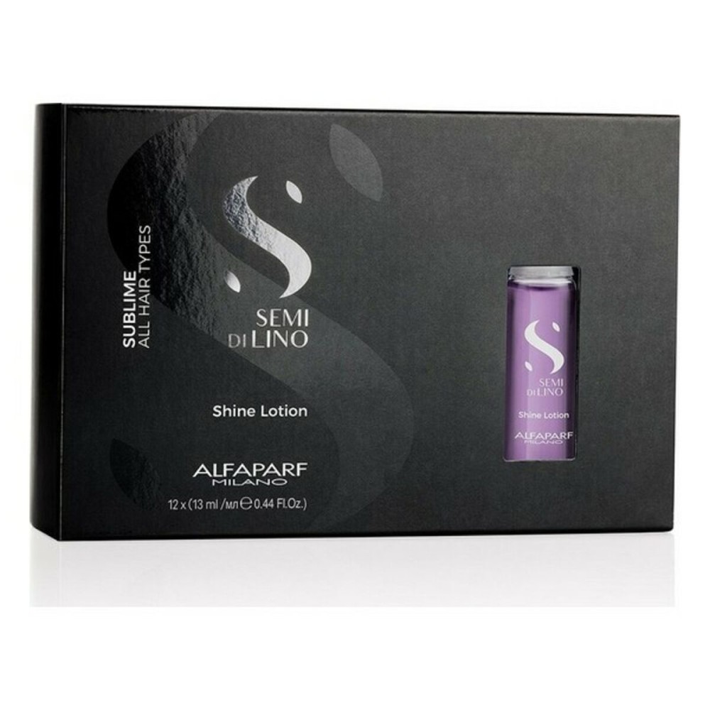 Traitement Protecteur Capillaire Semi di Lino Sublime Shine Lotion Alfaparf Milano (12 x 13 ml)