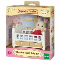 Actionfiguren Sylvanian Families Baby Rabbit Chocolate Bed