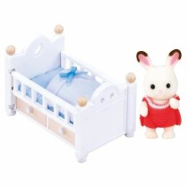 Actionfiguren Sylvanian Families Baby Rabbit Chocolate Bed