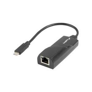 Adaptateur USB C vers RJ45 Lanberg NC-1000-02 Noir 0,15 m