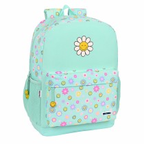 Schulrucksack Smiley Summer fun türkis (32 x 43 x 14 cm)