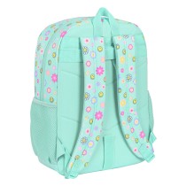 Cartable Smiley Summer fun Turquoise (32 x 43 x 14 cm)