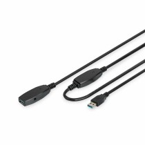 Cable Micro USB Digitus DA-73107 Black 20 m