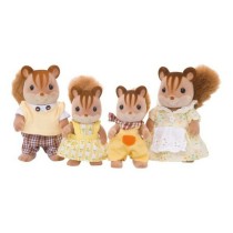 Puppen   Sylvanian Families 4172 Family Ecureuil Roux          