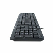 Tastatur NGS NGS-KEYBOARD-0344 Schwarz Qwerty Spanisch QWERTY