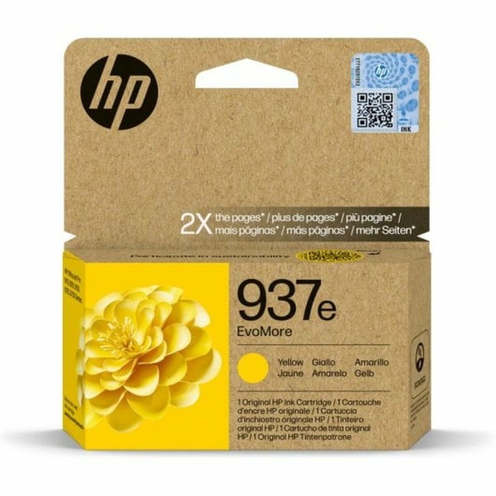 Original Ink Cartridge HP 4S6W8NE Yellow (1 Unit)