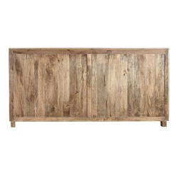 Buffet DKD Home Decor Naturel Blanc Bois de manguier (193 x 40,6 x 91,4 cm)