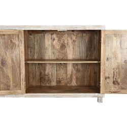 Anrichte DKD Home Decor natürlich Weiß Mango-Holz (193 x 40,6 x 91,4 cm)