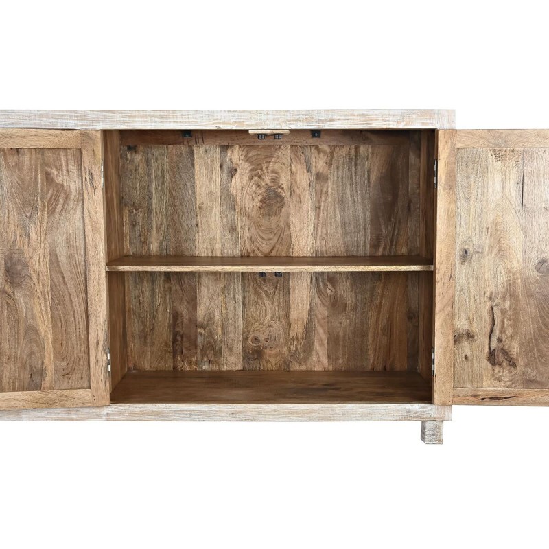 Anrichte DKD Home Decor natürlich Weiß Mango-Holz (193 x 40,6 x 91,4 cm)