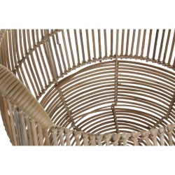 Korb-Set DKD Home Decor Metall Rattan (40 x 40 x 38 cm)