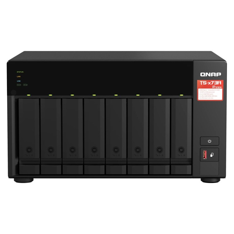 Netzwerkspeicher Qnap TS-873A-SW5T Schwarz