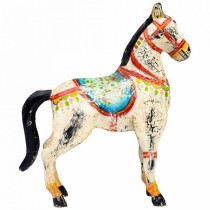 Deko-Figur Alexandra House Living Mango-Holz Pferd 9 x 34 x 31 cm