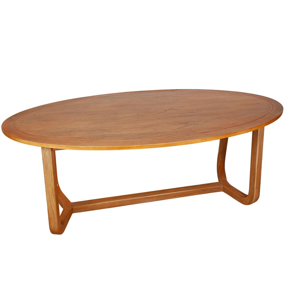 Dining Table Romimex Natural Teak 200 x 75 x 100 cm