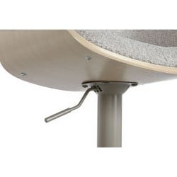 Tabouret Home ESPRIT Beige Gris Naturel 50,5 x 50,5 x 90,5 cm