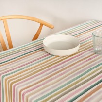 Stain-proof tablecloth Belum Naiara 4-100 Multicolour 200 x 150 cm Striped