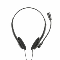 Headphones with Microphone Trust 21665 Black