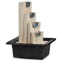 Fountain Staircase Brown Plastic Resin (24 x 38 x 30 cm)