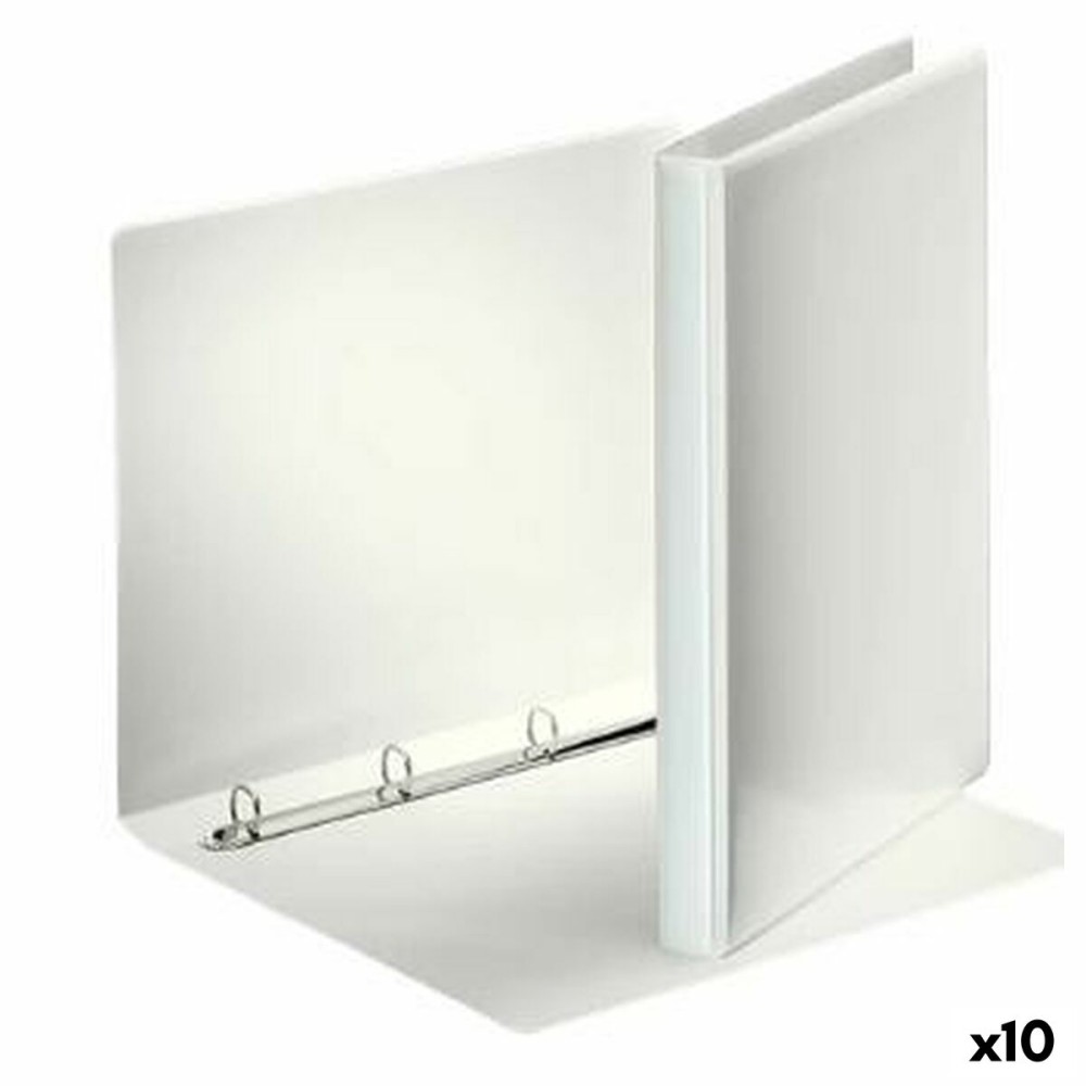 Ring binder Esselte White A4 (10Units)