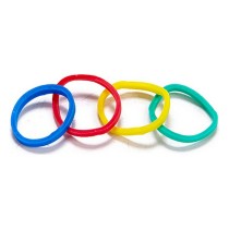 Elastic bands Mini Multicolour Ø 1,3 cm (12 Units)