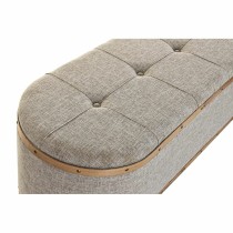 Hocker DKD Home Decor   Beige natürlich Holz Metall Kunststoff 30 x 40 cm 120 x 44 x 43 cm