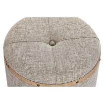 Hocker DKD Home Decor   Beige natürlich Holz Metall Kunststoff 30 x 40 cm 120 x 44 x 43 cm