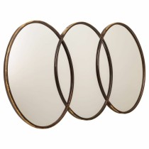 Wall mirror Alexandra House Living Golden Glass Iron 3 x 60 x 103 cm