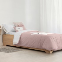 Bettdeckenbezug Kids&Cotton Nadir Rosa 155 x 220 cm