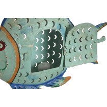 Deko-Figur Home ESPRIT Fisch Mediterraner 40 x 9 x 30 cm