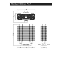 CPU-Kühler Thermalright TRUE SPIRIT 120 DIRECT REV.A Ø 12 cm