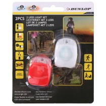 Ensemble de Lumières de Vélo Dunlop 2 Pièces